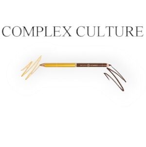 Complex Culture Dual End Eyeliner Pencil Brown Gold Vegan Makeup Full Size Clean